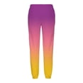 thumbnail image 5 of Sngxgn Women Pants Leggings Women's Casual Long Lounge Pants Drawstring(Purple,S), 5 of 5