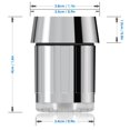 thumbnail image 2 of Grifo de iluminación LED sensible a la temperatura, 3 colores, cocina, baño, brillo, ahorro de agua, grifo aireador, boquilla de ducha, 2 of 5
