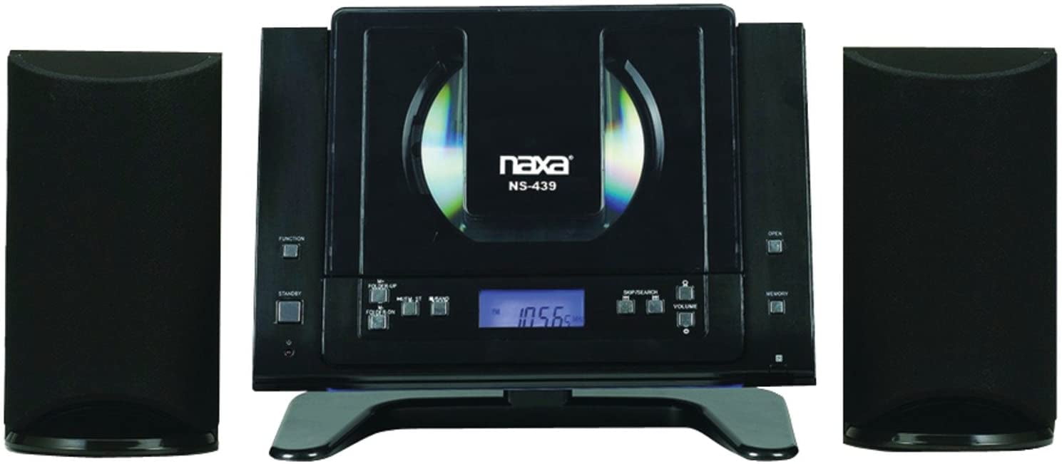 Naxa Digital CD Microsystem with BLUETOOTH and AM/FM Stereo Radio