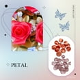 thumbnail image 4 of Billuyoard Paquete de 200 pétalos y plantas de flores artificiales anchas, elegantes para decoraciones de bodas, decoraciones para fiestas Artesanía B14 Champán Dorado, 4 of 6