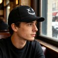 thumbnail image 6 of Colevkie Unisex Embroidered Baseball Cap for Men Women Adjustable Halloween Style Truck Hat Dad Hat(Black), 6 of 6
