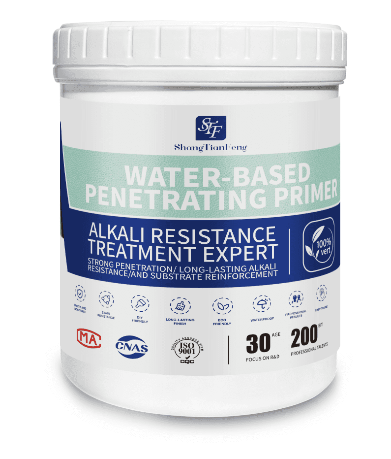 60oz Water-Based Primer Paint - Low Odor, Stain Resistant Metal Primer, Easy to Use, Penetrating & Alkali Resistant, Eco-Friendly for Home & Professional Renovation Surface Prep,Transparent