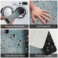 thumbnail image 2 of Water Drop Rugs Washable Cover Floor Rug Carpets Home Decorations for Bathroom Kitchen Bedroom Indoor 31.5x20 inch, 2 of 6