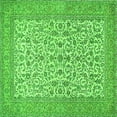 thumbnail image 1 of Ahgly Company Indoor Square Persian Green Traditional Area Rugs, 4' Square, 1 of 1