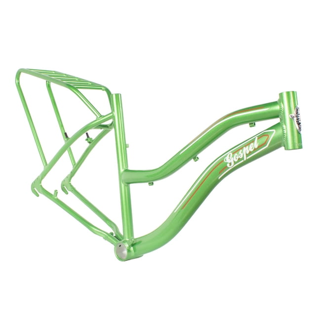 Cuadro para bicicleta Gospel Cargo Beach Cruiser Aluminio 26 Verde YS-7629-1