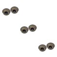 thumbnail image 4 of Guardoinrt 2Pcs 60mm Desk Table Grommet Cable Port Wire Hole Cover Efficient Cable Management Bronze 3Set, 4 of 6