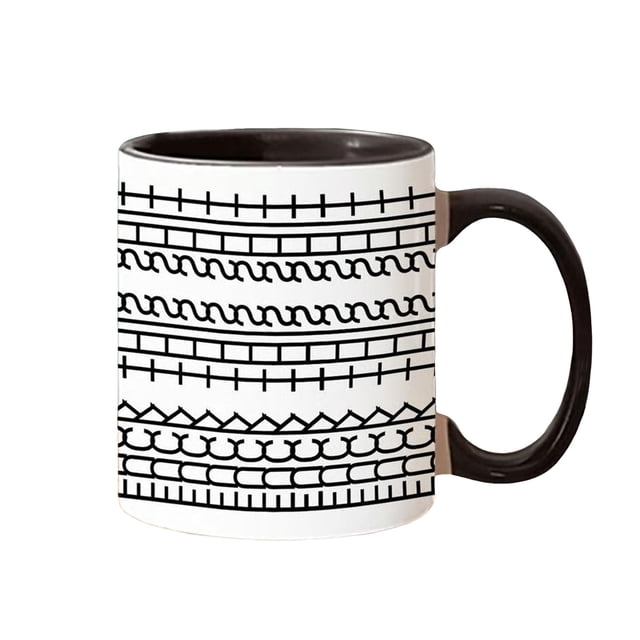 DFC Mug Hidden Tea Cup Hidden Message Coffee Mug Novelty Creativity Funny Ceramic Coffee Lover Unique Humor Adult Drink Cup For Work Friend Coworker 1pc