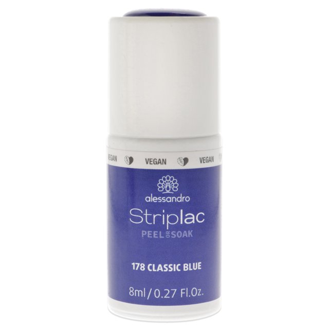 Esmalte de uñas Alessandro Striplac Peel or Soak 178 Classic Blu