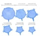 thumbnail image 2 of 6/12pcs Silicone Stretch Lids, Food Bowl Covers, Reusable Food Saving Cover, Stretchable Multifunctional Fruit And Vegetable Fresh-keeping Cover, 2 of 5