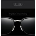 thumbnail image 4 of Men's Box Polarized Sunglasses Metal Driver Sun Shading Sunglasses (Color : E, Size : Medium), 4 of 4