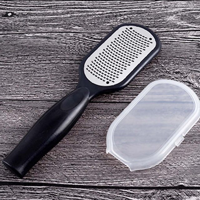 Foot Callus Remover Pedicure Scrubber Stainless Steel Callus Scrubber Foot Callus Foot Grater Heel File Hard Skin Rasp