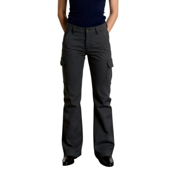 Women’s High Waist Baggy Cargo Pants – Y2K Wide Leg Streetwear Trousers with Flap Pockets, Relaxed Fit Casual Work Pants