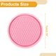 thumbnail image 3 of Unique Bargains 4 Pcs 7cm Universal Car Cup Holder Coaster - Alfombrillas para Portavasos de Coche Antideslizantes - Rosa, 3 of 6