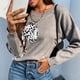 thumbnail image 2 of Suéter de punto casual de punto con cuello redondo de leopardo de manga larga para mujer Fridja hjk580, 2 of 5