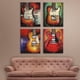 thumbnail image 2 of Láminas sin marco, obras de arte, cuadros, decoración para la pared del salón. Guitarras, 2 of 9