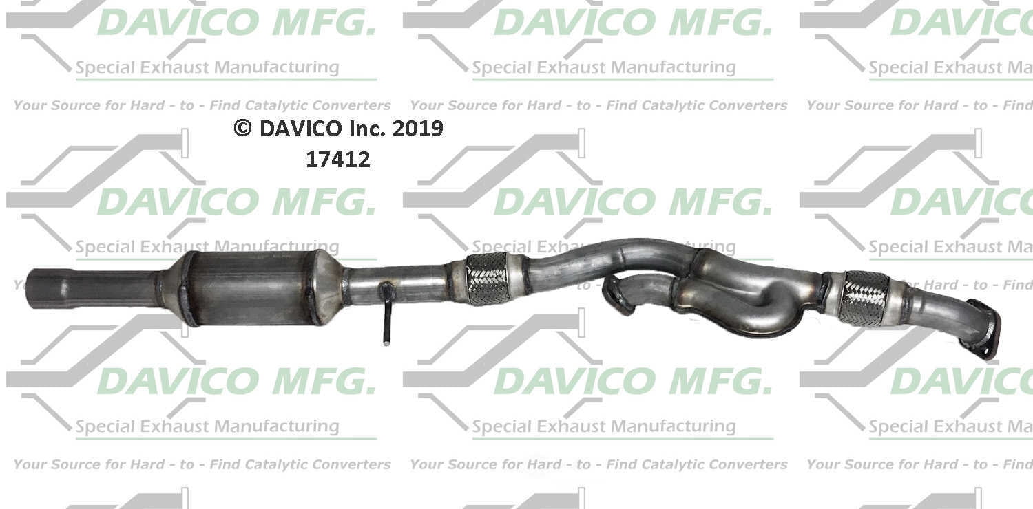 Davico Mfg 17412 Direct-Fit Catalytic Converter