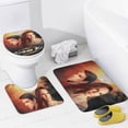 thumbnail image 4 of Cobra Kai 4 Pcs Shower Curtain Set with Rugs And Toilet Lid Cover, Cartoon Bathroom Decor Sets with Shower Curtain And Rugs, Bathroom Curtain Set with Mats, 4 of 8
