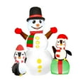 thumbnail image 3 of Lipstore Christmas Inflatable Snowman Giant Snow Man Props Xmas Inflatable Decoration, 3 of 8