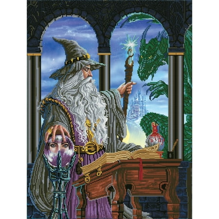 UPC: 4895225915316 | DIAMOND DOTZ® Wizards Emissary Diamond Painting Kit