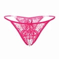 thumbnail image 1 of Ropa interior sexy con masaje de perlas, tanga transparente con entrepierna abierta para mujer, pantalones tipo T, verdadera tentación, 1 of 5