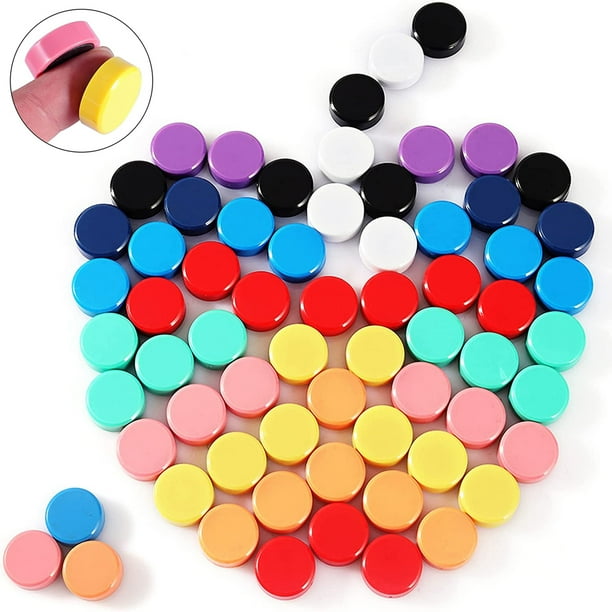 Romanda 50 Pcs Fridge 10 Colors 20x20mm Refrigerator