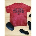 thumbnail image 3 of Do Your Thing 1998 Banner Tie Dye Crystal Men -Image by Shutterstock, Male Medium, 3 of 4