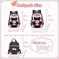 thumbnail image 2 of Bolsas escolares para niñas, 2 unidades de mochila elemental, A27#2pcs Negro, 2Pcs BagSet L, Computadora portátil, 2 of 5
