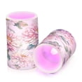 thumbnail image 2 of Electronic Candle Light Combination 3x5In, 3x4In Flameless Candle Plastic Festive Decoration Party Christmas Decoration White Chrysanthemums, 2 of 7