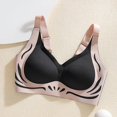thumbnail image 4 of Lixiuxyad Back Closure Sports Bras for Women Women's Wireless Bra With Seamless Smooth Comfort Wirefree T Shirt Bra, 4 of 6