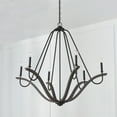 thumbnail image 7 of 6 Light Chandelier In Farmhouse Style-38.5 Inches Tall And 43 Inches Wide     -Traditional Installation Capital Lighting 447662Ck, 7 of 7
