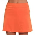 thumbnail image 3 of Dellytop Women's Solid Color Double Layer Skort With Pockets Skirt Shorts, 3 of 5