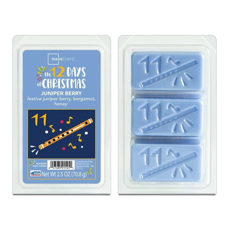 Mainstays 12 Days Of Christmas, Jolly Juniper Scented Wax Melts