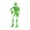 Green, variant on Skeleton Movable Model, Fully Poseable Action Figure with Weapons, 3D Assembly Kit for Display, 8 Styles Available for Collectors & Hobbyists