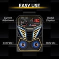 thumbnail image 3 of GZ GUOZHI Portable 130A Stick Welder ,110V Mini ARC Welder Tool ,Small Welder Machine ,with Shoulder Strap,Energy Efficient,Easy to Use,Perfect for Home Use, 3 of 10
