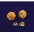thumbnail image 3 of Sunsoul by Touchstone Indian Bollywood Majestic Shield Round Shape Bahubali Inspired Designer Jewelry Earrings For Women In Gold Tone., 3 of 4
