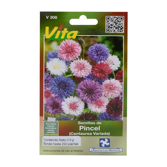 Pack De 2 Semillas Pincel Centaurea Variada Vita Vita 0.9Gr