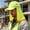 Yellow-A, variant on Mens UV Sun Protection Work Cap Sai Hike Baseball Cap with Reflective Neck Flap Fishing Hat Mesh Breathable
