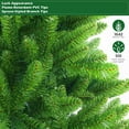 thumbnail image 3 of SHareconn 8ft Prelit Premium Artificial Classic Spruce Christmas Tree with Remote Control,Timer, and 510 Warm White & Color LED Changing Lights, 1642 Branch Tips, Xmas Decoration, 8FT, 3 of 8