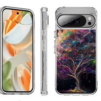 For Google Pixel 10 Pro XL Shockproof Protective Phone Case, by OneToughShield - Tree of Life