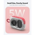 thumbnail image 3 of Soundcore Select 4 Go Bluetooth Shower Speaker by Anker, IP67 Waterproof/Dustproof, Portable, Wireless, 20H Playtime, Floatable, Powerful Sound, Electronics for Outdoors/Home/Office/Travel/Party-Red, 3 of 4