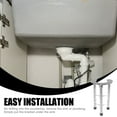 thumbnail image 4 of IBASETOY 1Pack Undermount Sink Brackets Heavy Duty for Kitchen Support Commercial Use, 4 of 6