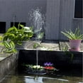 thumbnail image 4 of Mini Solar Floating Water Fountain for Garden Pool Pond Decoration 13.5x13.5x3.8cm, 4 of 5