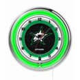 thumbnail image 1 of Dallas Stars 19" Double Neon Wall Clock, 1 of 4