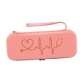 thumbnail image 1 of figatia Stethoscope Case Organizer Shockproof Lightweight Portable Dustproof with Pocket Professional Storage Box Stethoscope Holder Pink, 1 of 8