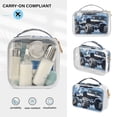 thumbnail image 5 of Blue Monster Truck Clear Cosmetic Bags with Handles PVC Toiletry Bags Zipper Waterproof Portable for Traveling 2 Pcs, 5 of 7