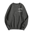 thumbnail image 3 of Cute Ghost Halloween Sweatshirts for Women 2025 Long Sleeve Crewneck Spooky Season Graphic Sweatshirt Pullover Tops, 3 of 5