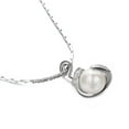 thumbnail image 4 of Yoursfs Womens Silver Pearl Necklace Cubic Zirconia Pendant Necklace Elegant Bling Necklace Jewelry, 4 of 6