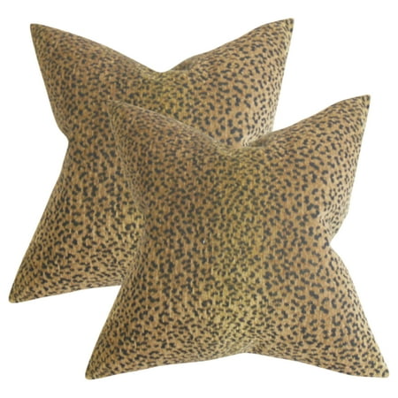 Set Of 2 Mesa Animal Print Throw Pillows In Set Of 2 Mesa Animal Print Throw Pillows In