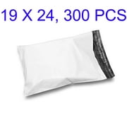 300 Pack 19X24 Poly Bags Office Store Plastic Envelopes Mailers Shipping Case Self Seal