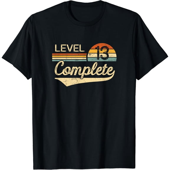 Level 13 Complete Vintage 13th Wedding Anniversary T-Shirt